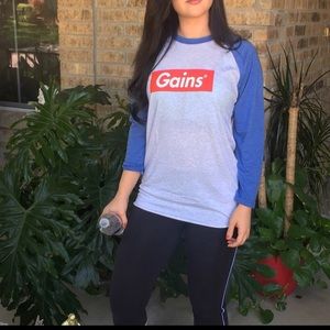 Gains baseball tee